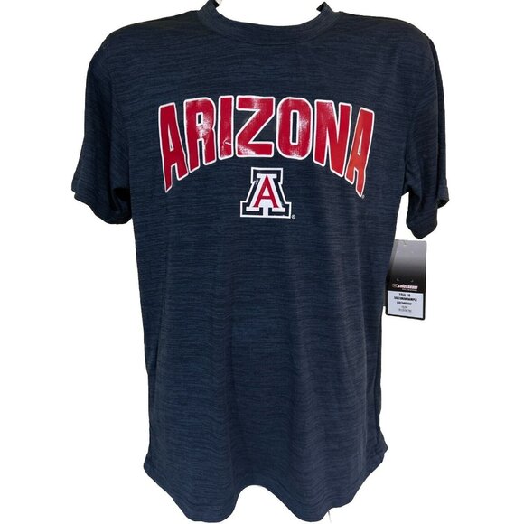 NEW Arizona Wildcats Colosseum Heathered Blue SS T-Shirt Youth M 12-14 - Picture 1 of 5